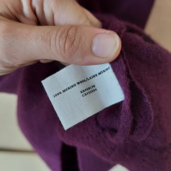 Anthropologie Look Back Sweater Dress Purple - Picture 4 of 7